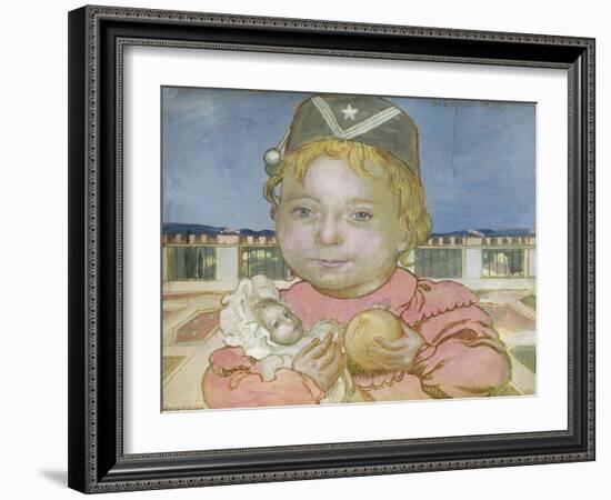 Noelle at Fiesole, 1898-Maurice Denis-Framed Giclee Print