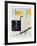 Noir Blanc Gris Jaune I-Francois Bruetschy-Framed Limited Edition