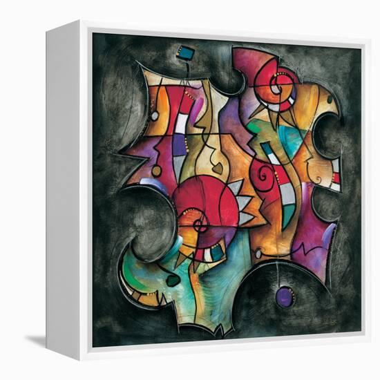 Noir Duet II-Eric Waugh-Framed Stretched Canvas