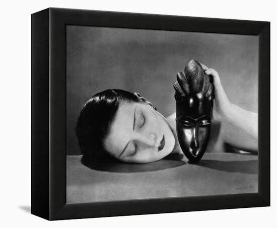 Noir et Blanche-Man Ray-Framed Stretched Canvas