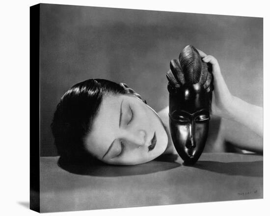 Noir et Blanche-Man Ray-Framed Stretched Canvas