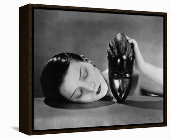 Noir et Blanche-Man Ray-Framed Stretched Canvas