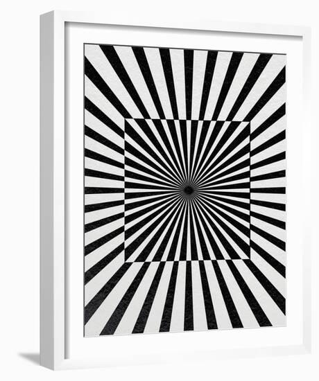 Noir Optics - Burst-Tom Frazier-Framed Giclee Print