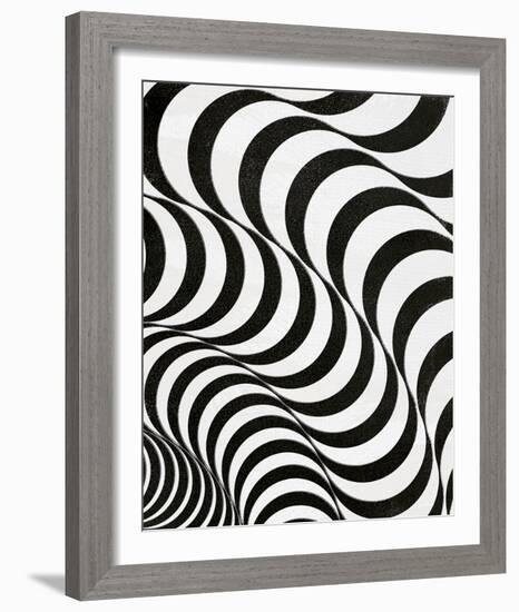 Noir Optics - Swirl-Tom Frazier-Framed Giclee Print