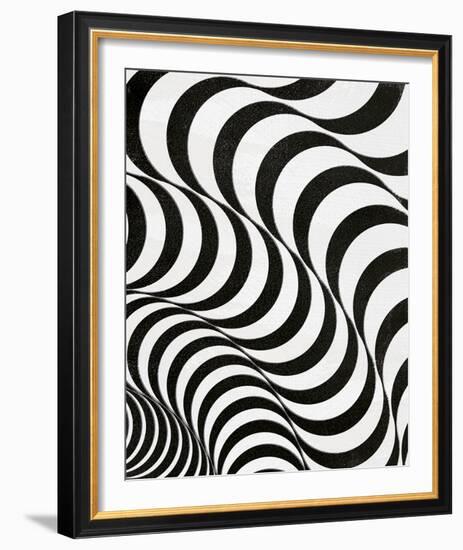 Noir Optics - Swirl-Tom Frazier-Framed Giclee Print