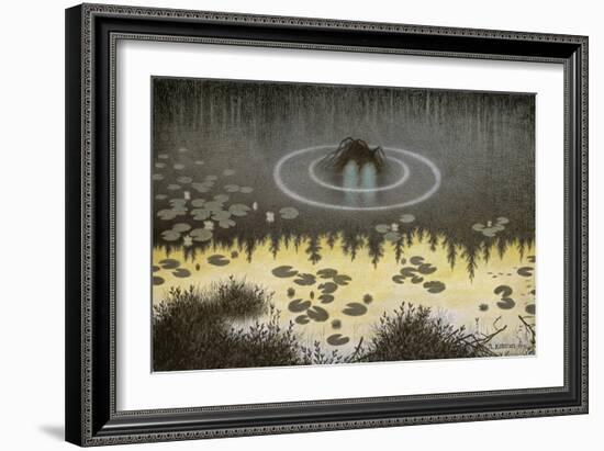 Nøkken-Theodor Kittelsen-Framed Giclee Print