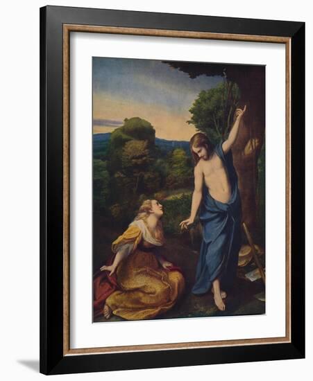 'Noli Me Tangere', 1523-1524, (c1934)-Correggio-Framed Giclee Print