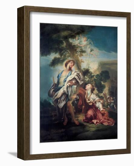 Noli Me Tangere, 1680-Gregorio De Ferrari-Framed Giclee Print