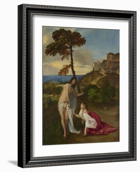 Noli Me Tangere, C.1512-Titian (Tiziano Vecelli)-Framed Giclee Print