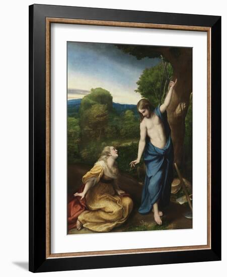 Noli me tangere, c.1525-Correggio-Framed Giclee Print
