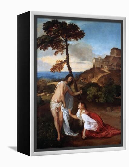 Noli Me Tangere, C1514-Titian (Tiziano Vecelli)-Framed Premier Image Canvas