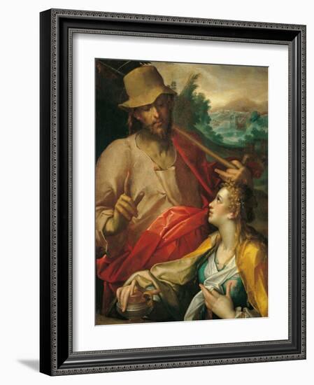 Noli Me Tangere-Bartholomeus Spranger-Framed Giclee Print