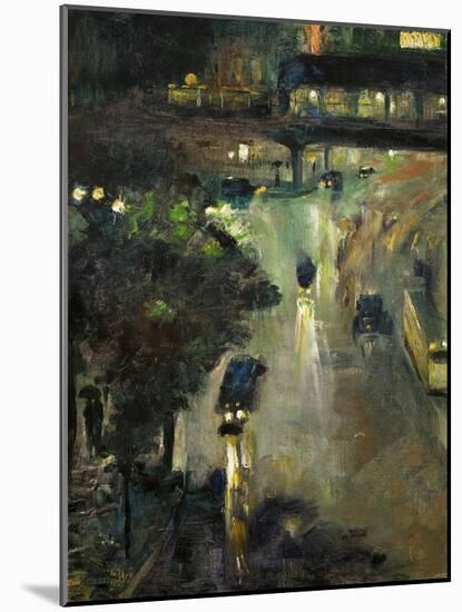 Nollendorfplatz in Berlin Inv. A II 496.-Lesser Ury-Mounted Giclee Print