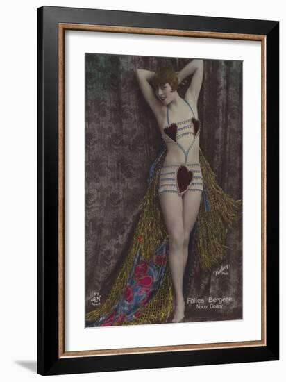 Nolly Dorey, Dancer at the Folies Bergere-null-Framed Photographic Print