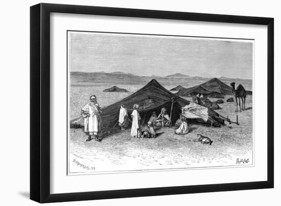 Nomad Encampment, Sahara, C1890-Hildibrand-Framed Giclee Print