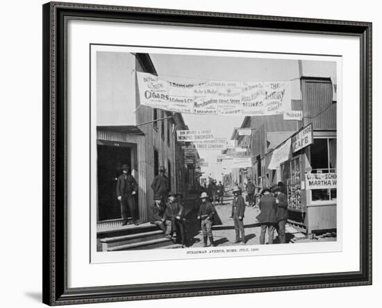 Nome, Alaska, During the Gold Rush-null-Framed Photographic Print