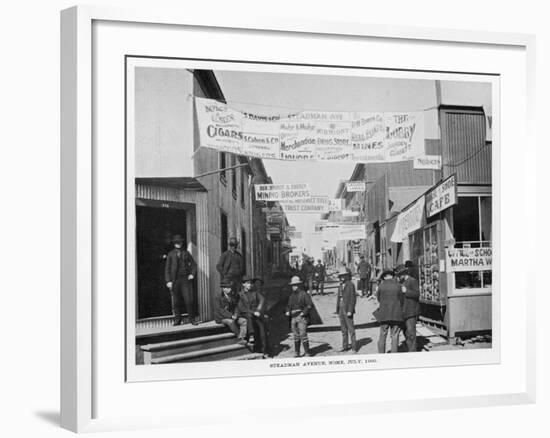 Nome, Alaska, During the Gold Rush-null-Framed Photographic Print