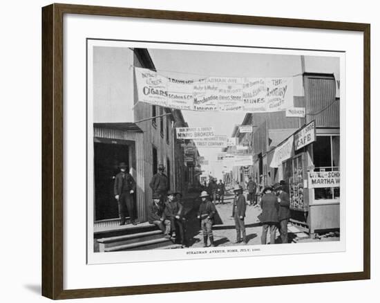 Nome, Alaska, During the Gold Rush-null-Framed Photographic Print