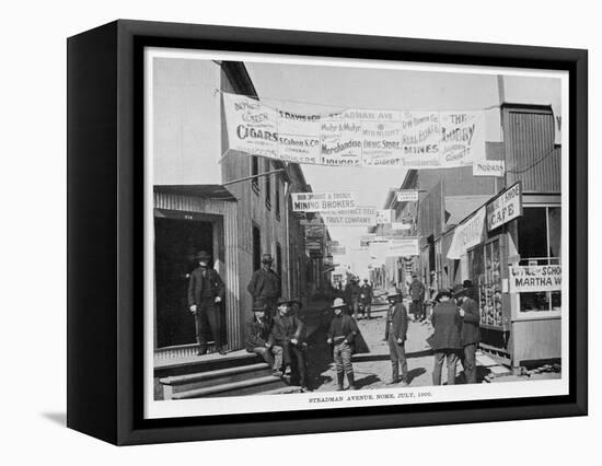 Nome, Alaska, During the Gold Rush-null-Framed Premier Image Canvas