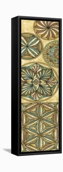 Non-Embellish Stained Glass Panel I-Vision Studio-Framed Stretched Canvas