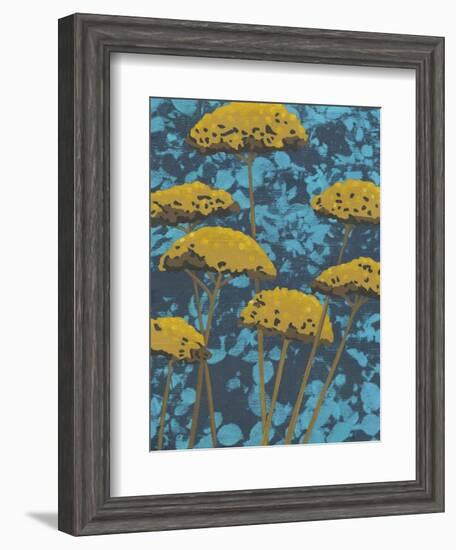 Non-Embellished Golden Yarrow II-null-Framed Art Print