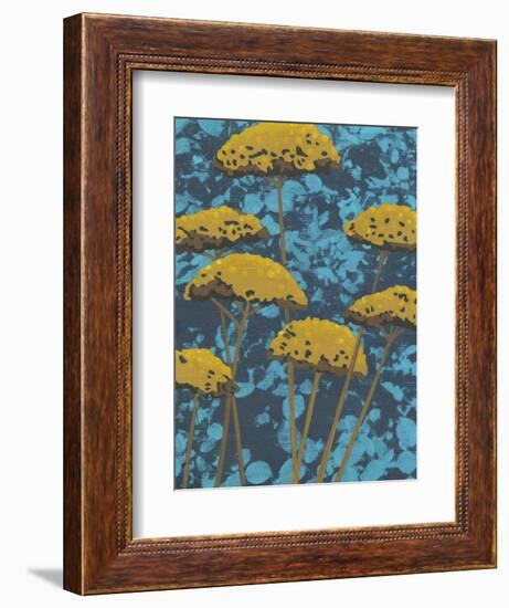 Non-Embellished Golden Yarrow II-null-Framed Art Print