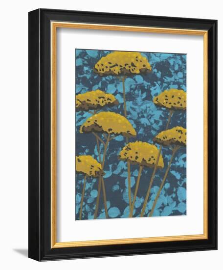 Non-Embellished Golden Yarrow II-null-Framed Art Print