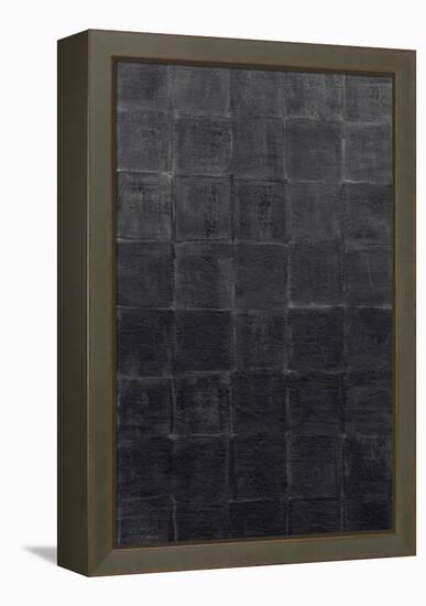 Non-Embellished Grey Scale II-Renee W. Stramel-Framed Stretched Canvas