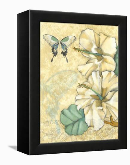 Non-Embellished Hibiscus Medley I-null-Framed Stretched Canvas