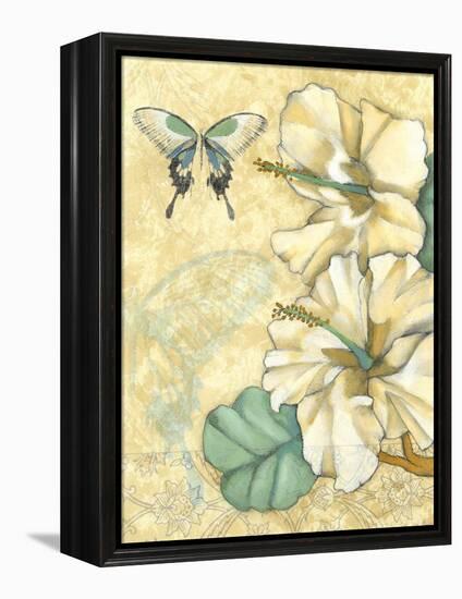 Non-Embellished Hibiscus Medley I-null-Framed Stretched Canvas