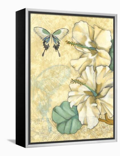 Non-Embellished Hibiscus Medley I-null-Framed Stretched Canvas