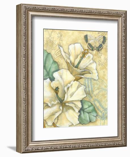 Non-Embellished Hibiscus Medley II-null-Framed Art Print