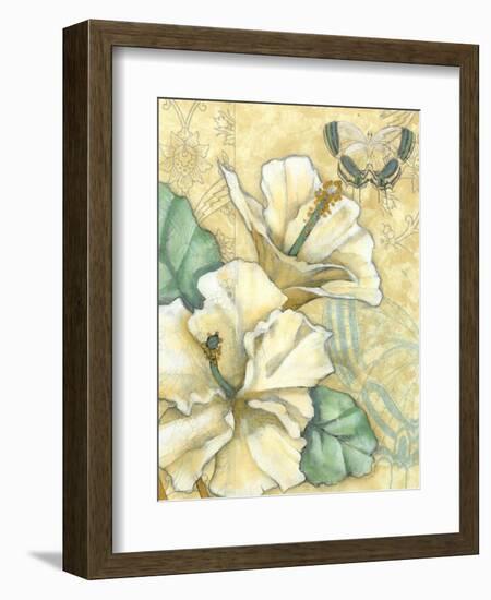 Non-Embellished Hibiscus Medley II-null-Framed Art Print