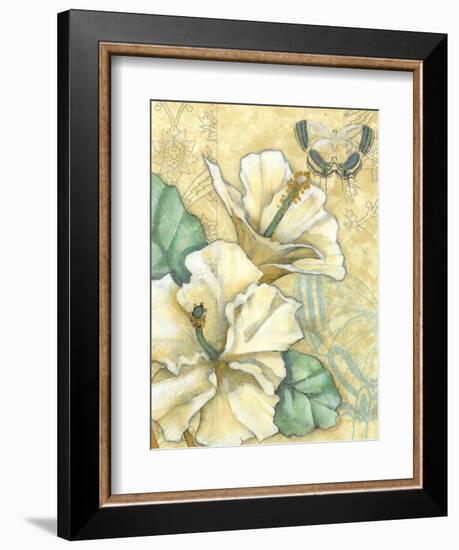 Non-Embellished Hibiscus Medley II-null-Framed Art Print