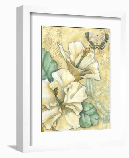 Non-Embellished Hibiscus Medley II-null-Framed Art Print