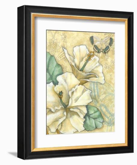 Non-Embellished Hibiscus Medley II-null-Framed Art Print