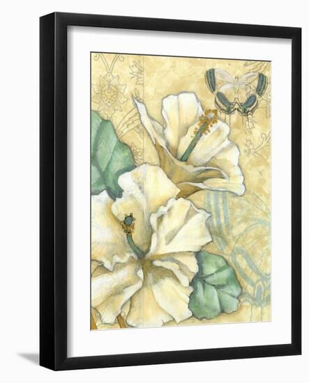 Non-Embellished Hibiscus Medley II-null-Framed Art Print