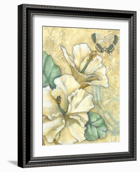 Non-Embellished Hibiscus Medley II-null-Framed Art Print