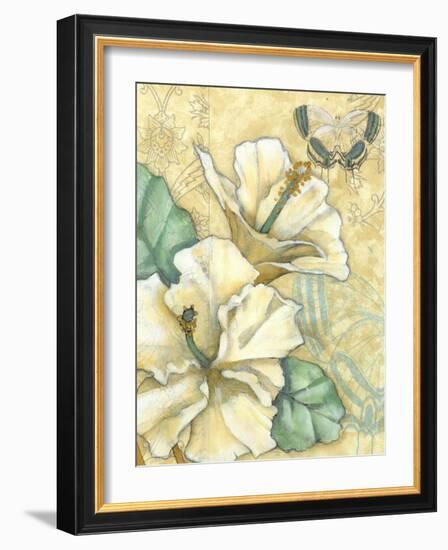 Non-Embellished Hibiscus Medley II-null-Framed Art Print