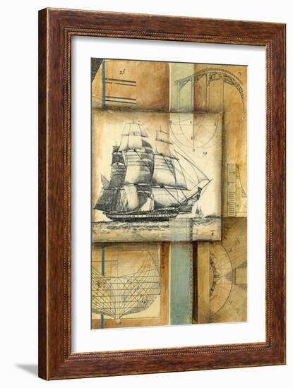 Non-Embellished High Seas II-null-Framed Art Print