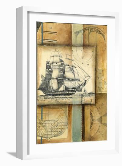 Non-Embellished High Seas II-null-Framed Art Print