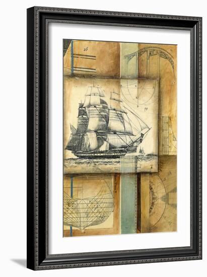 Non-Embellished High Seas II-null-Framed Art Print