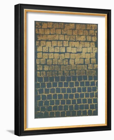 Non-Embellished Mosaic Sunset II-null-Framed Art Print