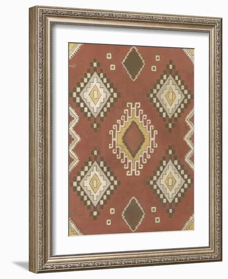 Non-Embellished Native Design II-Megan Meagher-Framed Art Print