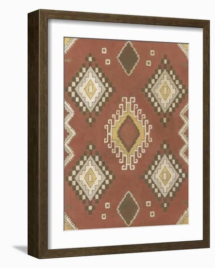 Non-Embellished Native Design II-Megan Meagher-Framed Art Print