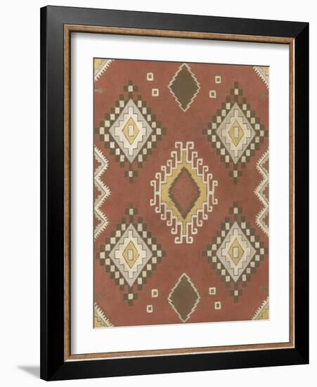 Non-Embellished Native Design II-Megan Meagher-Framed Art Print