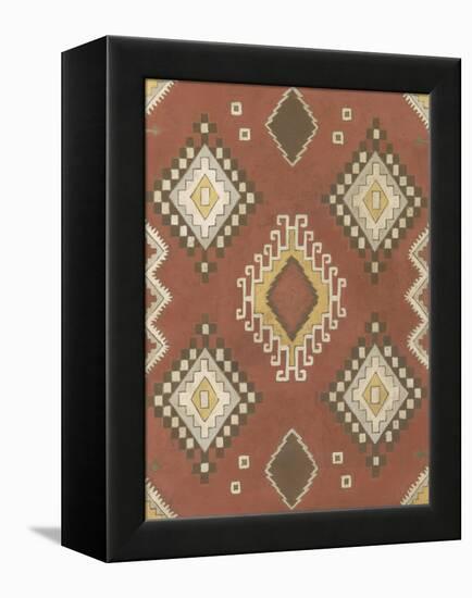 Non-Embellished Native Design II-Megan Meagher-Framed Stretched Canvas