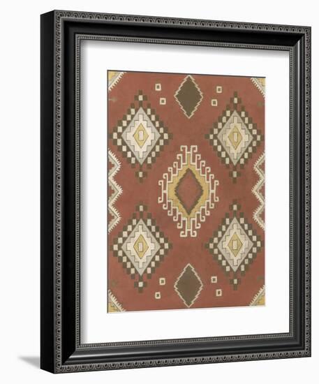 Non-Embellished Native Design II-Megan Meagher-Framed Art Print