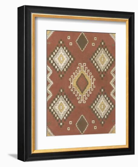 Non-Embellished Native Design II-Megan Meagher-Framed Art Print