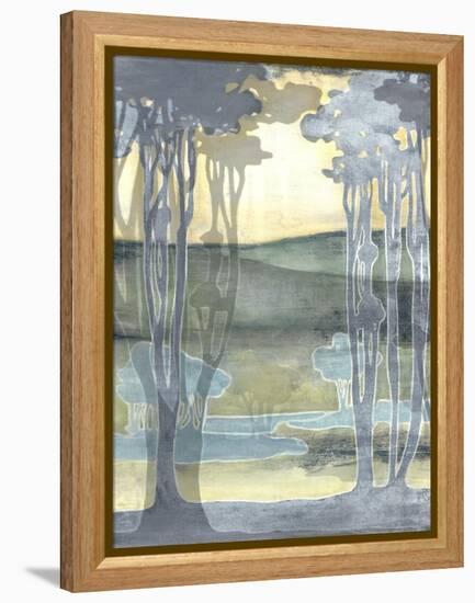 Non-Embellished Nouveau Landscape I-Jennifer Goldberger-Framed Stretched Canvas